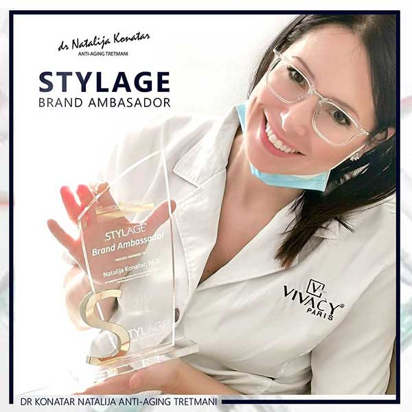 STYLAGE Brand Ambasador Dr Natalija Konatar