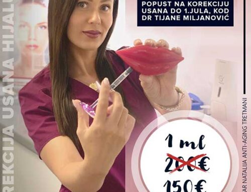 Ljetnji popust na korekciju usana hijaluronom