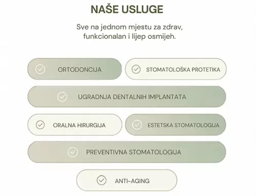 Naše usluge – sve za zdrav i lijep osmijeh